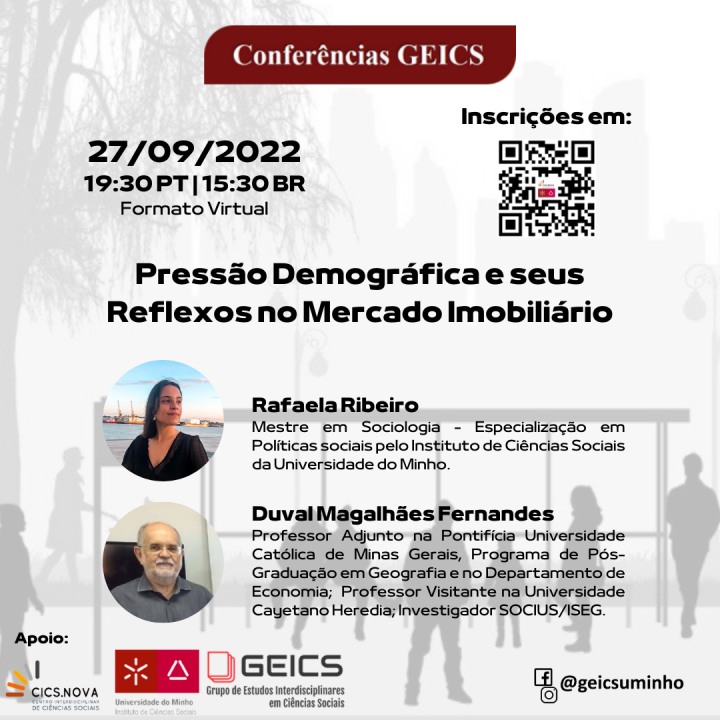 Pressão Demográfica e Mercado Imobiliário em Braga - GEICS SET 2022