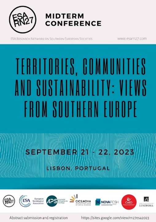 Territories, communities and sustainability_views from Southern Europe